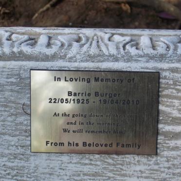 BURGER Barrie 1925-2010