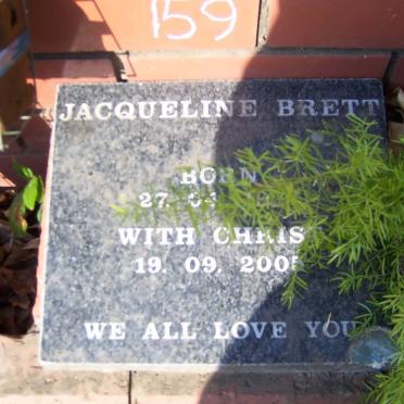 BRETT Jacqueline 19??-2005