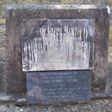 BOIS Louis Herbert Oliver, du -1957 &amp; Kathleen Mavourneen -1930