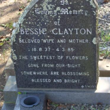 CLAYTON Bessie 1937-1985