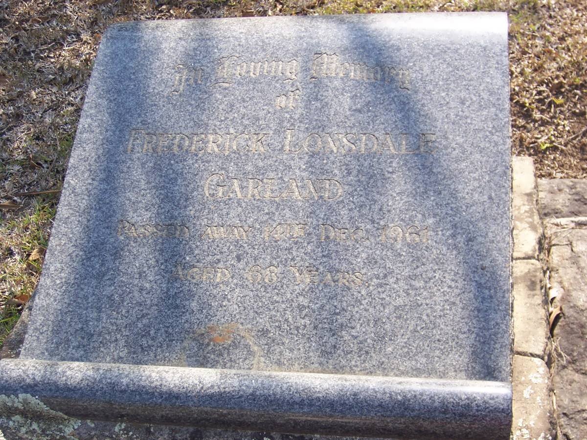 GARLAND Frederick Lonsdale -1961
