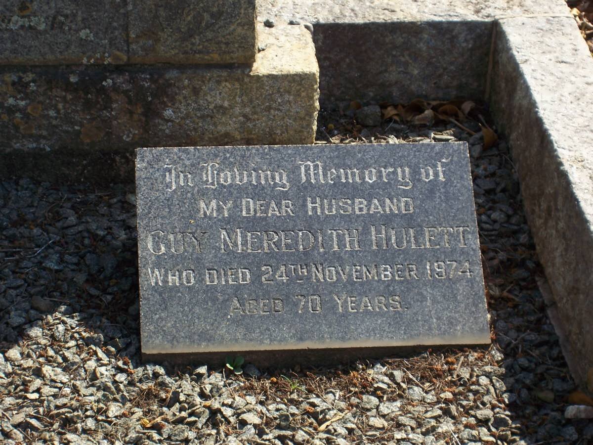 HULETT Guy Meredith -1974