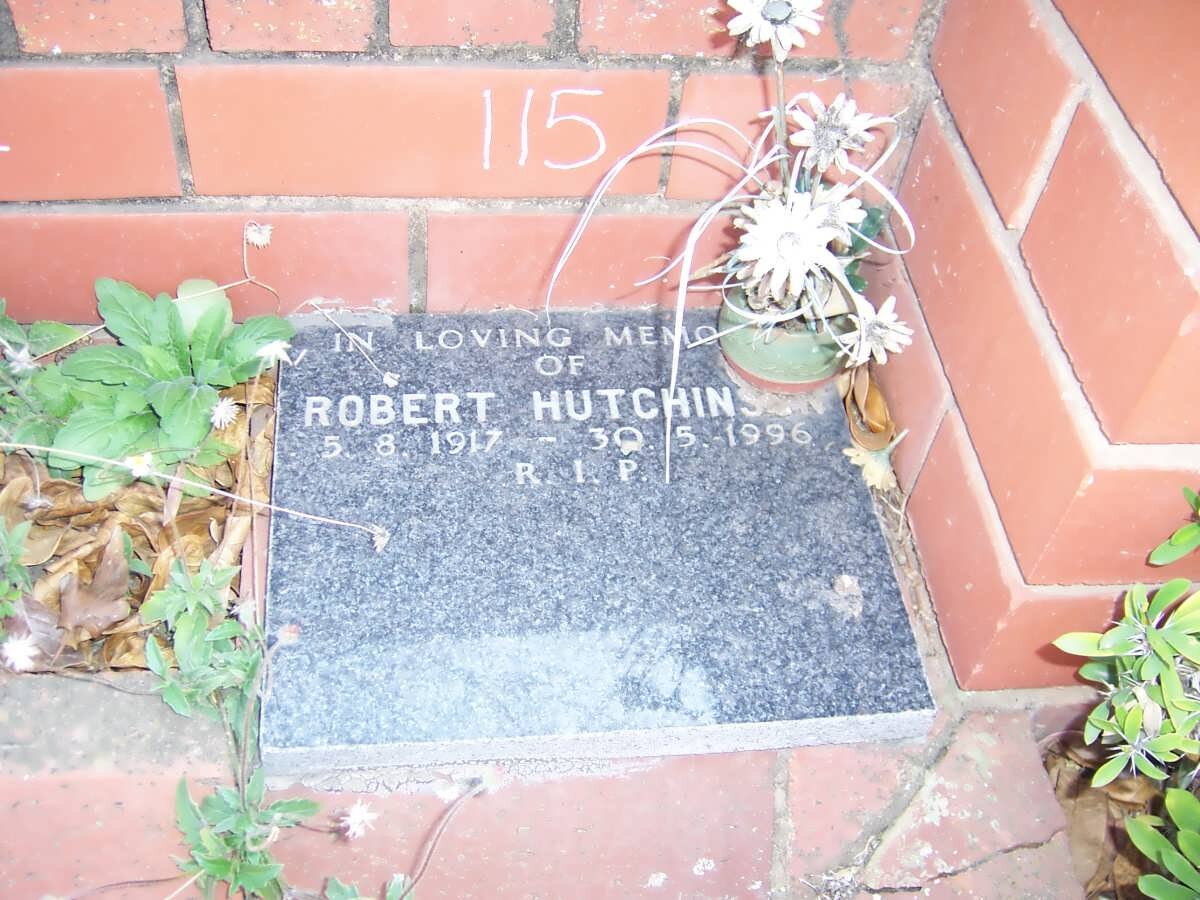 HUTCHINSON Robert 1917-1996
