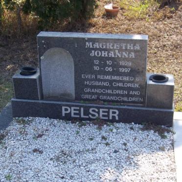 PELSER Magretha Johanna 1929-1997
