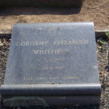WHITFIELD Dorothy Elizabeth 1900-1982