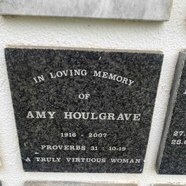 HOULGRAVE Amy 1916-2007