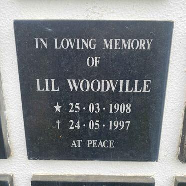 WOODVILLE Lil 1908-1997
