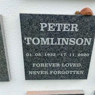 TOMLINSON Peter 1932-2020