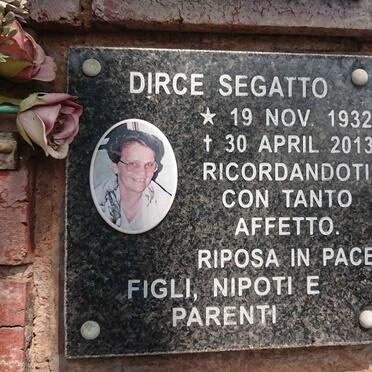 SEGATTO Dirce 1932-2013