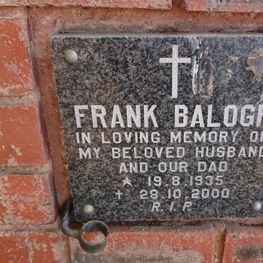 BALOGH Frank 1935-2000