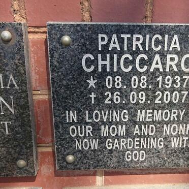 CHICCARO Patricia 1937-2007