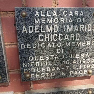 CHICCARO Adelmo 1934-1992