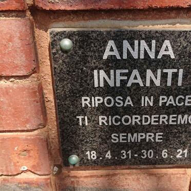 INFANTI Anna 1931-2021