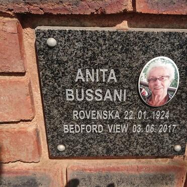 BUSSANI Anita 1924-2017