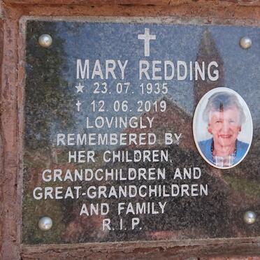 REDDING Mary 1935-2019