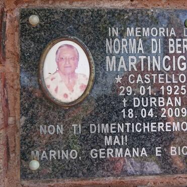 MARTINCIGH Norma 1925-2009