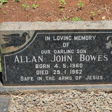 BOWES Allan John 1960-1962