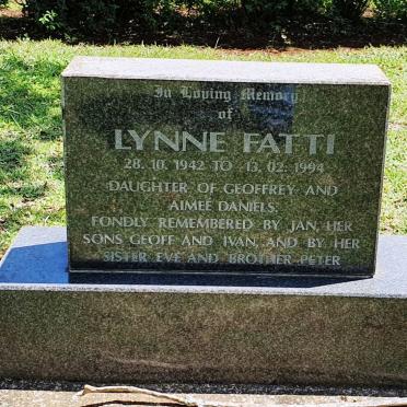 FATTI Lynne nee DANIELS 1942-1994