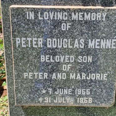 MENNE Peter Douglas 1955-1956