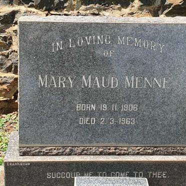 MENNE Mary Maud 1906-1963