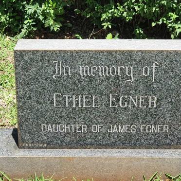 EGNER Ethel -1918