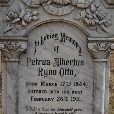 OTTO Petrus Albertus Ryno 1844-1911