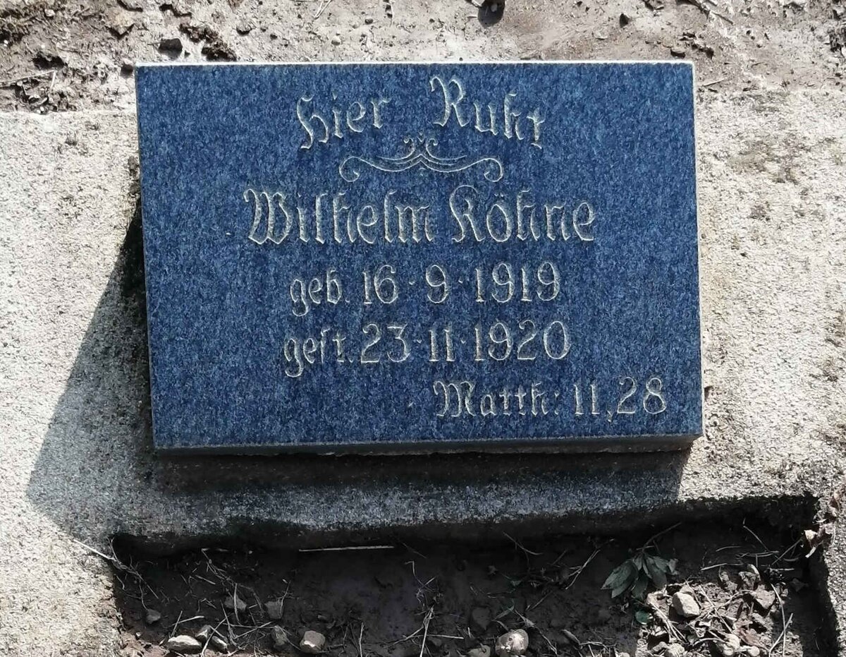 KOHNE Wilhelm 1919-1920