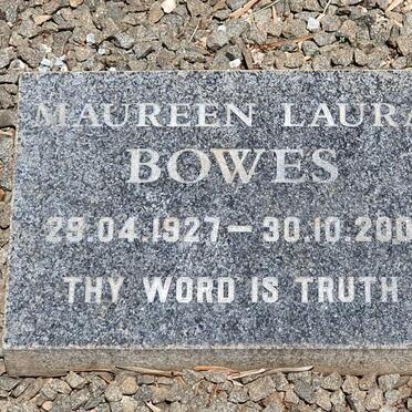 BOWES Maureen Laura 1927-2007