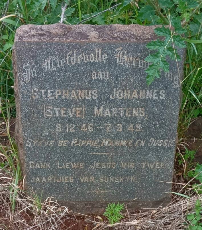 MARTENS Stephanus Johannes 1946-1949