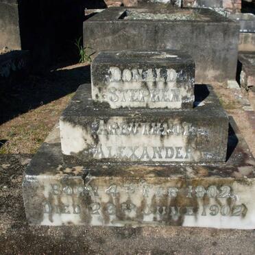 ALEXANDER Donald Stephen Arbuthnot 1902-1902