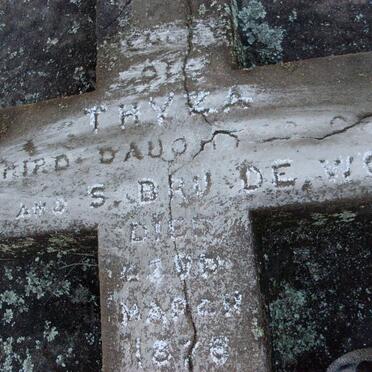 BRU-DE-WOLD Thyza 1876-1876