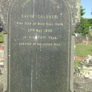 CALDWELL Gavin -1900