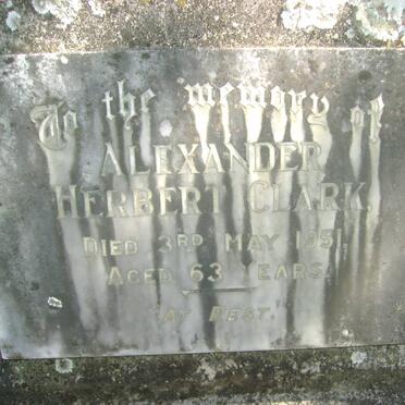 CLARK Alexander Herbert -1951