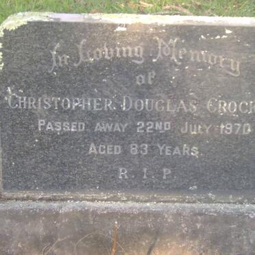 CROCKER Christopher Douglas -1970