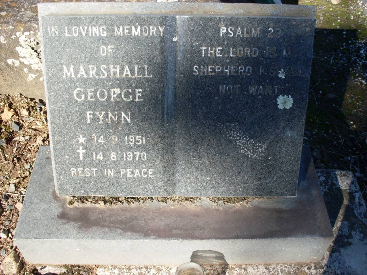 FYNN Marshall George 1951-1970