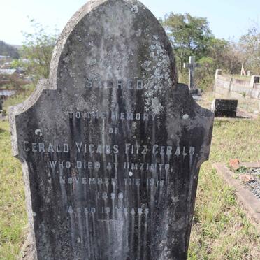 FITZ-GERALD Gerald Vicars -1890