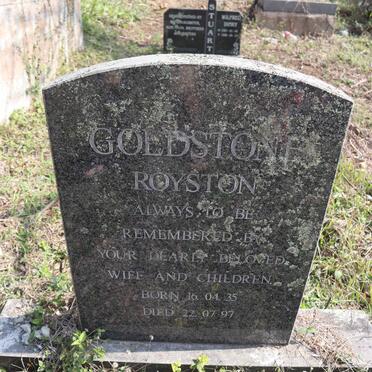 GOLDSTONE Royston 1935-1997