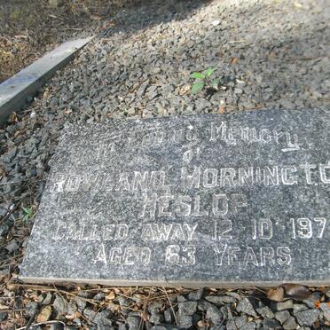 HESLOP George William -1952 &amp; Pearl Olive -1966 :: HESLOP Rowland Mornington -1979 