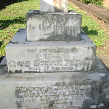 JOHNSON Elizabeth Mary Gordon 1851-1918 