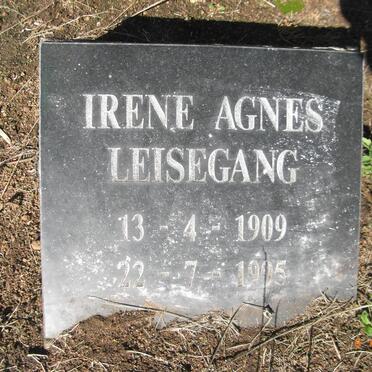 LEISEGANG Irene Agnes 1909-1995