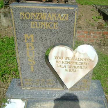 MBUSI Nonzwakazi Eunice