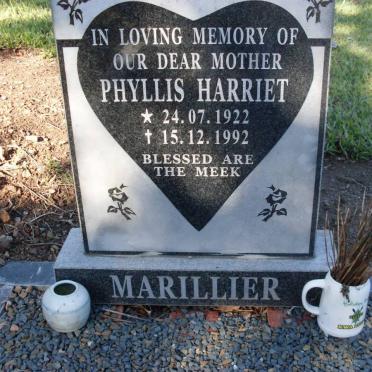 MARILLIER Phyllis Harriet 1922-1992