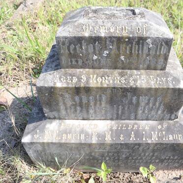 MCLAURIN Hector Archibald -1888 :: MCLAURIN Ronald James 1898