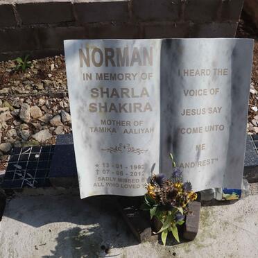 NORMAN Sharla Shakira 1992-2012