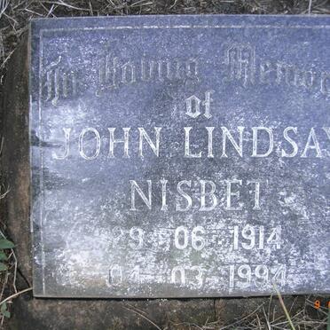 NISBET John Lindsay 1914-1994