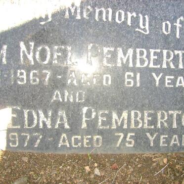 PEMBERTON ????am Noel -1967 &amp; ?????s Edna -1977
