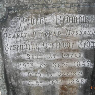 REDMAN Robert 1847-1898