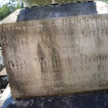 REDMAN Dirk William 1887-1888