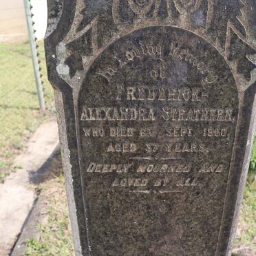 STRATHERN Frederick Alexander -1900