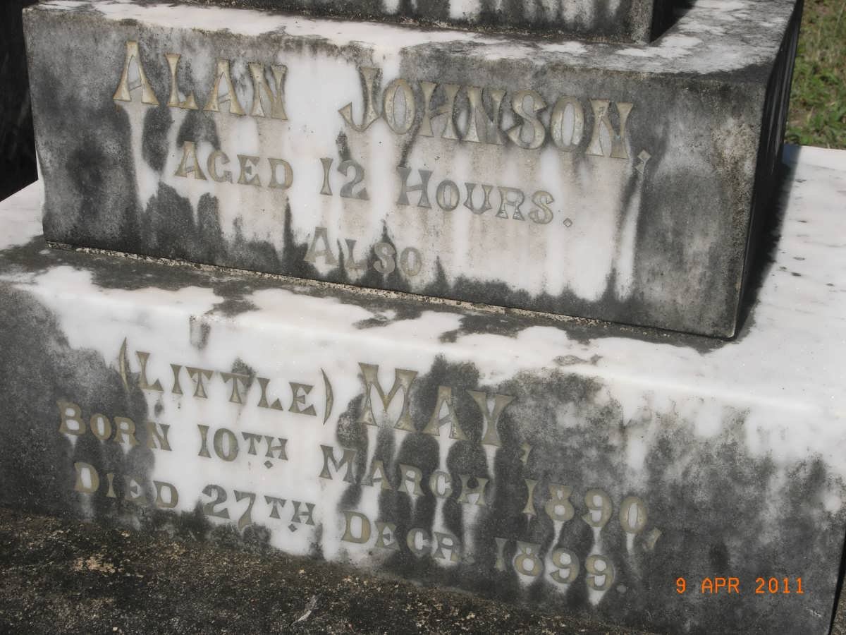 JOHNSON Alan :: JOHNSON May 1890-1899